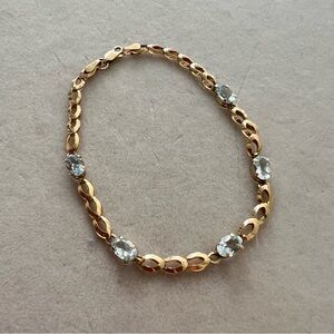 10k solid gold vintage Gold and Bracelet